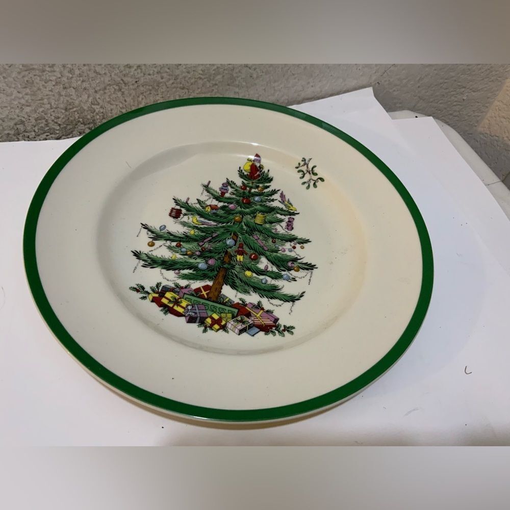 New Spode Spode Christmas Tree Fine Earthenware 10 Inch Dinner Plate